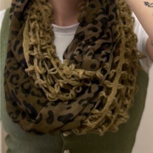 Leopard Print Infinity Scarf